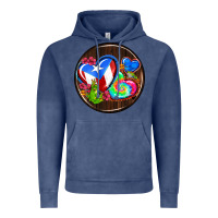 Vintage Denim puerto rico coasters Vintage Hoodie - AdoDesignShop