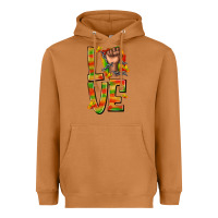 Meerkat love juneteenth with fist Heavyweight Hoodie - texasbilliewilder
