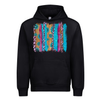 Black gemstone and pink leopard brushstrok Urban Hoodie - AdoDesignShop