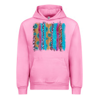Fuchsia Pink gemstone and pink leopard brushstrok Urban Hoodie - AdoDesignShop