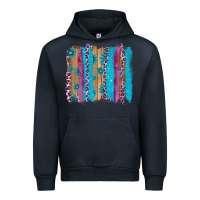 Navy gemstone and pink leopard brushstrok Urban Hoodie - AdoDesignShop