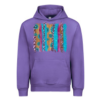 Tulip gemstone and pink leopard brushstrok Urban Hoodie - AdoDesignShop