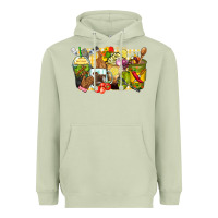 Matcha lunch lady coffee cups Heavyweight Hoodie - Zillion Design Studio