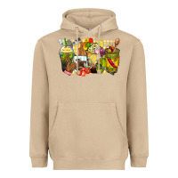 Mushroom lunch lady coffee cups Heavyweight Hoodie - Zillion Design Studio