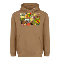 Toasted Coconut lunch lady coffee cups Heavyweight Hoodie - Zillion Design Studio