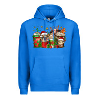 True Royal christmas cows coffee Premium Hoodie - Jasminsmagicworld