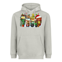 Moon Dust Christmas tractor coffee cups Heavyweight Hoodie - Zillion Design Studio