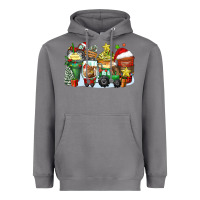 Storm Christmas tractor coffee cups Heavyweight Hoodie - Zillion Design Studio