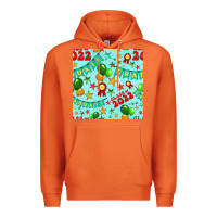 Carrot class of 2022 graduation seamless pattern Premium Hoodie - BundleAndBundleShop