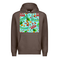 Coffee class of 2022 graduation seamless pattern Premium Hoodie - BundleAndBundleShop