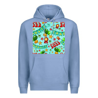Colony Blue class of 2022 graduation seamless pattern Premium Hoodie - BundleAndBundleShop
