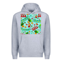 Heather Grey class of 2022 graduation seamless pattern Premium Hoodie - BundleAndBundleShop