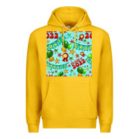 Lemon class of 2022 graduation seamless pattern Premium Hoodie - BundleAndBundleShop