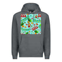 Rock class of 2022 graduation seamless pattern Premium Hoodie - BundleAndBundleShop
