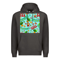 Smoke class of 2022 graduation seamless pattern Premium Hoodie - BundleAndBundleShop