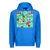 True Royal class of 2022 graduation seamless pattern Premium Hoodie - BundleAndBundleShop