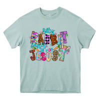 Arona Silly Rabbit Easter Is For Jesus Heavy Core Tee - CowhideDigitalArt