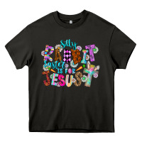 Asphalt Silly Rabbit Easter Is For Jesus Heavy Core Tee - CowhideDigitalArt