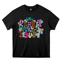 Black Silly Rabbit Easter Is For Jesus Heavy Core Tee - CowhideDigitalArt