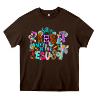 Chocolate Brown Silly Rabbit Easter Is For Jesus Heavy Core Tee - CowhideDigitalArt
