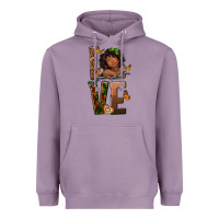 Lavender love melanin Heavyweight Hoodie - texasbilliewilder