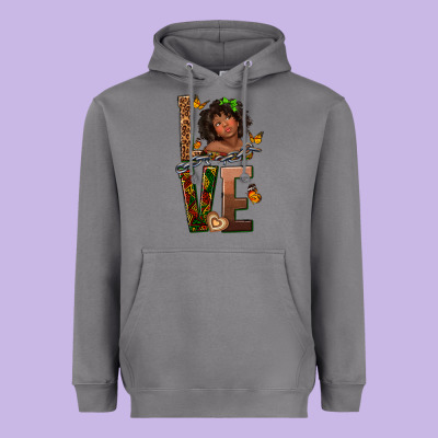 Heavyweight Hoodie love melanin