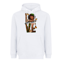 White love melanin Heavyweight Hoodie - texasbilliewilder