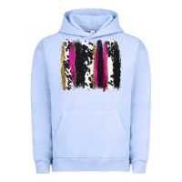 Pigment Grape Ice cow , yellow and pink glitter brushstrokes Urban Hoodie - AdoDesignShop