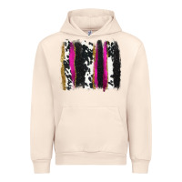 Sandshell cow , yellow and pink glitter brushstrokes Urban Hoodie - AdoDesignShop