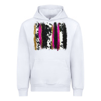 White cow , yellow and pink glitter brushstrokes Urban Hoodie - AdoDesignShop