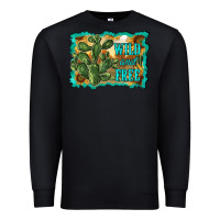 Black wild and free cactus Premium Sweatshirt - RanaPortraitStore