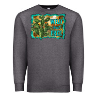 Charcoal Heather wild and free cactus Premium Sweatshirt - RanaPortraitStore