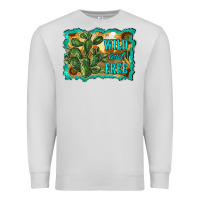 Dove Grey wild and free cactus Premium Sweatshirt - RanaPortraitStore