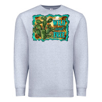 Heather Grey wild and free cactus Premium Sweatshirt - RanaPortraitStore