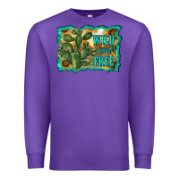 Purple wild and free cactus Premium Sweatshirt - RanaPortraitStore