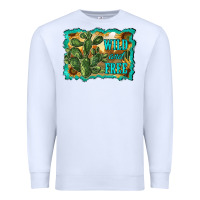 White wild and free cactus Premium Sweatshirt - RanaPortraitStore
