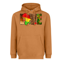 Meerkat love melanin with african map Heavyweight Hoodie - texasbilliewilder