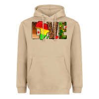 Mushroom love melanin with african map Heavyweight Hoodie - texasbilliewilder