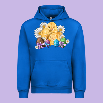 Chicks Eggs Daisy Easter Urban Hoodie Designed By Artiststas