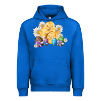Cobalt chicks eggs daisy easter Urban Hoodie - Artiststas