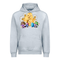 Heather Grey chicks eggs daisy easter Urban Hoodie - Artiststas