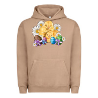 Pigment Burro chicks eggs daisy easter Urban Hoodie - Artiststas