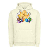 Pigment Pistachio chicks eggs daisy easter Urban Hoodie - Artiststas