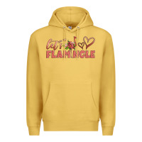 Antique Gold let's flamingle Premium Hoodie - Artiststas