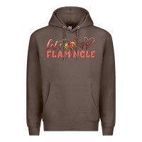 Coffee let's flamingle Premium Hoodie - Artiststas