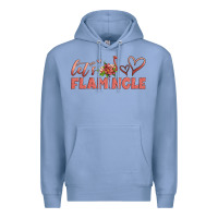Colony Blue let's flamingle Premium Hoodie - Artiststas