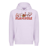Lilac let's flamingle Premium Hoodie - Artiststas