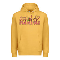 Mustard let's flamingle Premium Hoodie - Artiststas