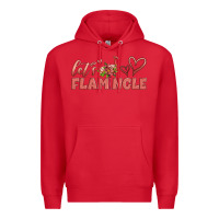 Red let's flamingle Premium Hoodie - Artiststas