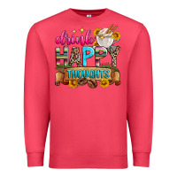 Cardinal drink happy thoughts Premium Sweatshirt - Zillion Design Studio